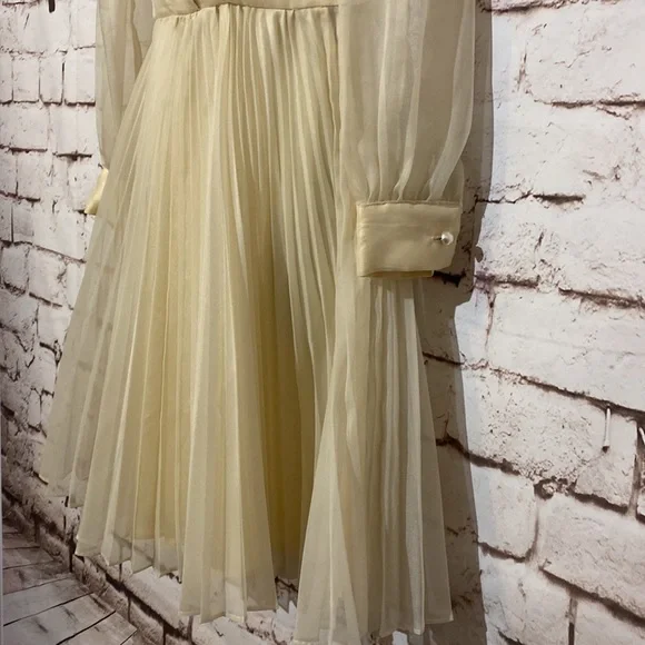 ✨VINTAGE✨ 1960’s Alden’s Organza Dress, Size S - Picture 4 of 9